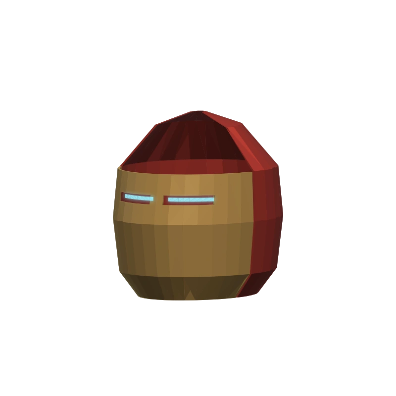 P01 helmet: shell geometry only, with no HoloLens optical integration